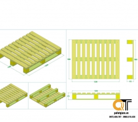 pallet gỗ tràm mới 