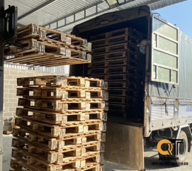 pallet gỗ tràm mới 1200x1000x130