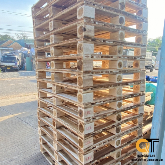 pallet gỗ tràm mới quy cách 1200x1000x140